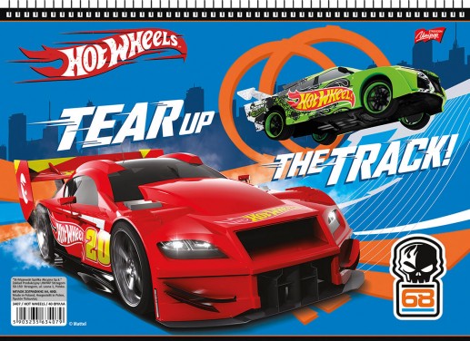 Μπλοκ ζωγραφικής Salko Νο 21 HOT WHEELS A